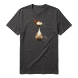 T-shirt Cat graphic 0031 - Dark Gray