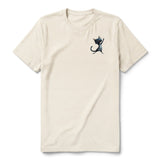 T-shirt Cat graphic 0032 - Natural