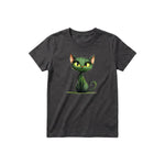T-shirt Cat graphic 0033 - Dark Gray