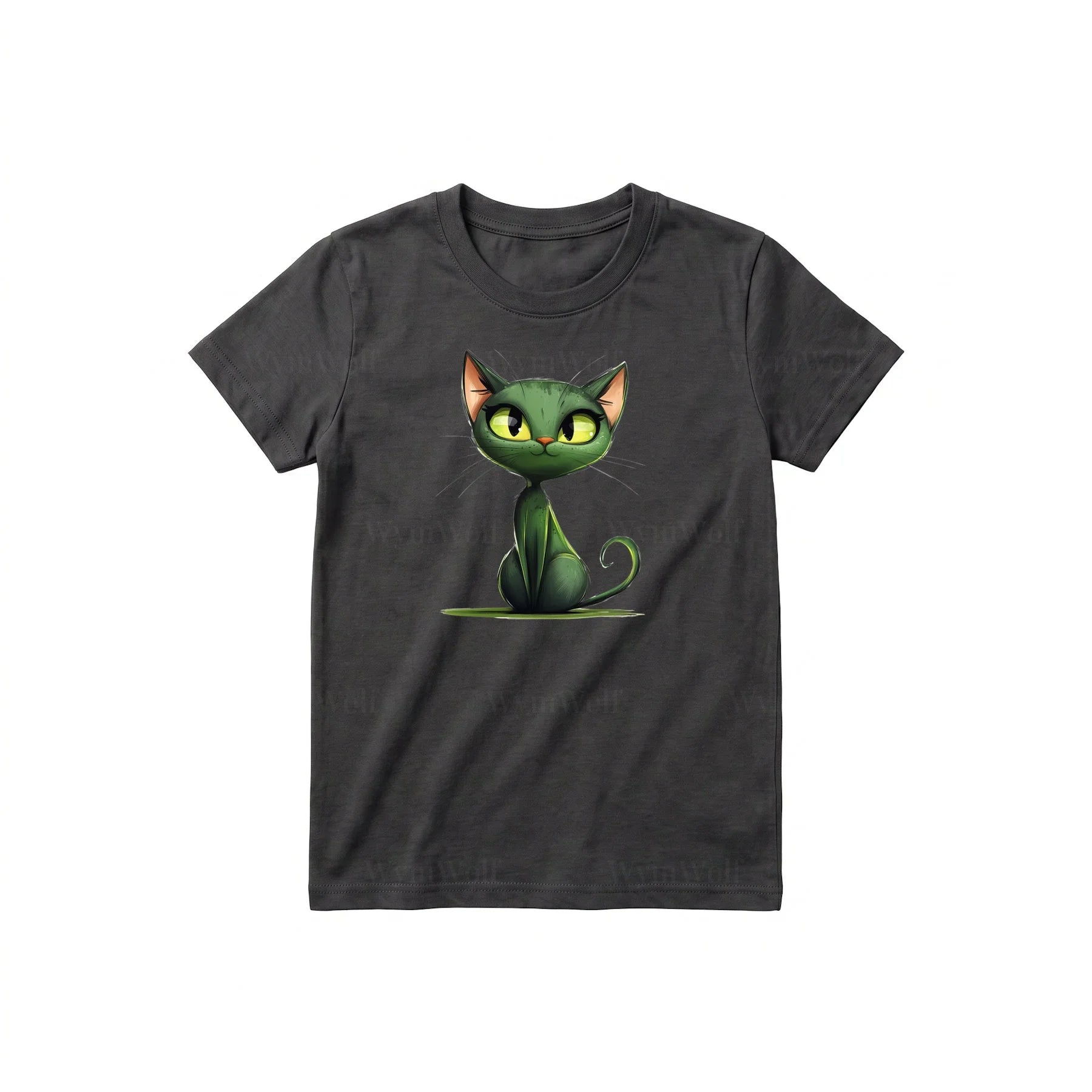 T-shirt Cat graphic 0033 - Dark Gray
