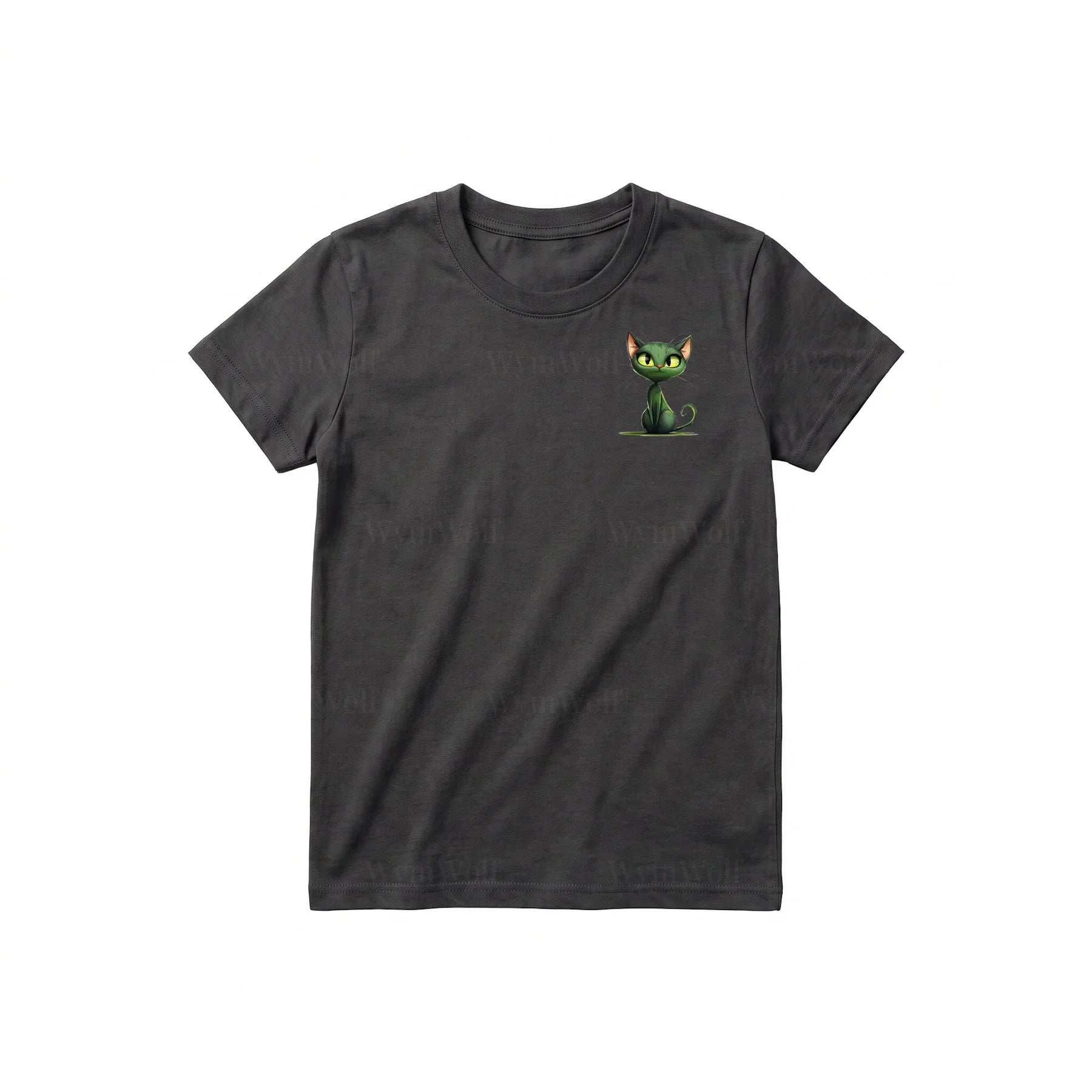 T-shirt Cat graphic 0033 - Dark Gray