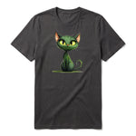 T-shirt Cat graphic 0033 - Dark Gray