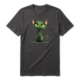 T-shirt Cat graphic 0033 - Dark Gray