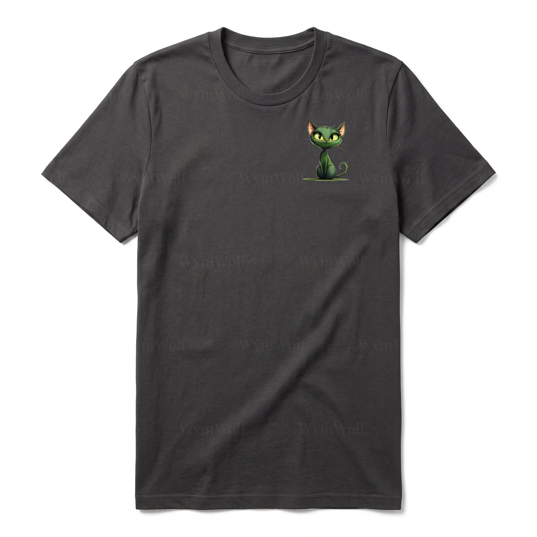 T-shirt Cat graphic 0033 - Dark Gray