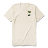 T-shirt Cat graphic 0033 - Natural
