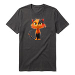 T-shirt Cat graphic 0035 - Dark Gray
