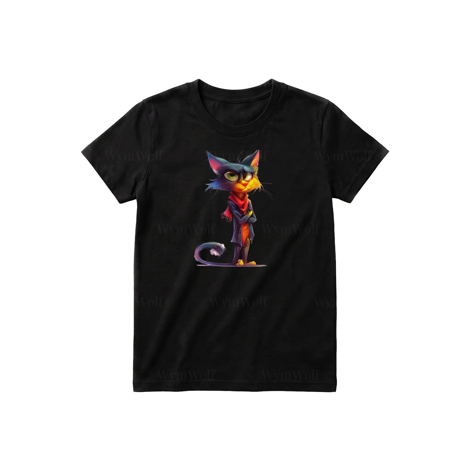T-shirt Cat graphic 0036