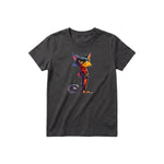 T-shirt Cat graphic 0036 - Dark Gray