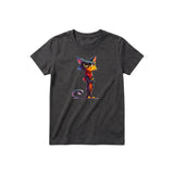 T-shirt Cat graphic 0036 - Dark Gray