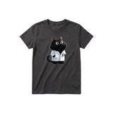 T-shirt Cat graphic 0037 - Dark Gray