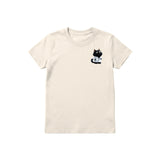 T-shirt Cat graphic 0037 - Natural