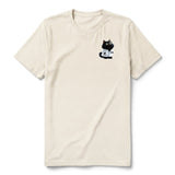 T-shirt Cat graphic 0037 - Natural