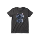 T-shirt Cat pattern 0038 - Gris Foncé