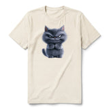 T-shirt Cat graphic 0038 - Natural