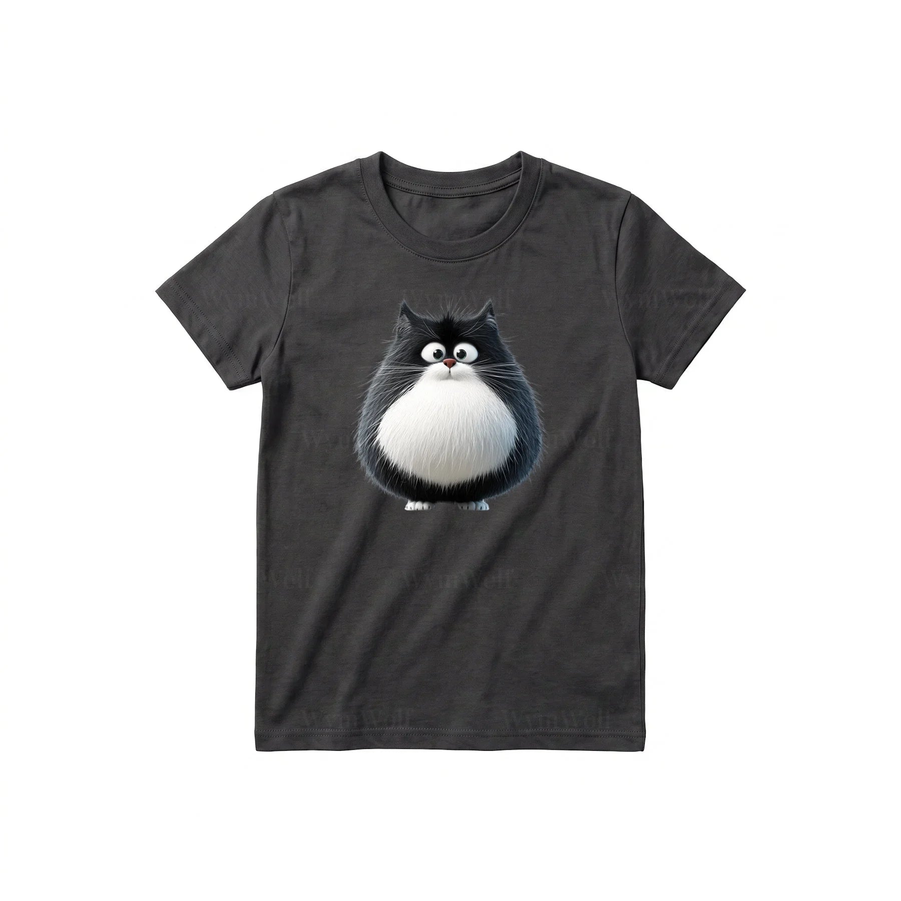 T-shirt Cat graphic 0039 - Dark Gray