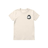 T-shirt Cat graphic 0039 - Natural