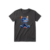 T-shirt Cat graphic 0040 - Dark Gray