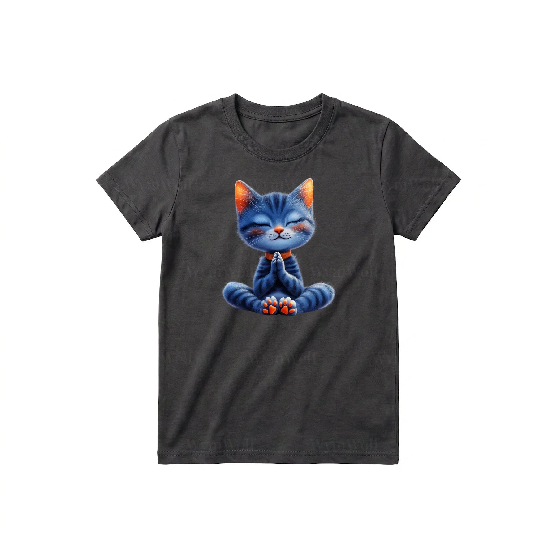 T-shirt Cat graphic 0040 - Dark Gray