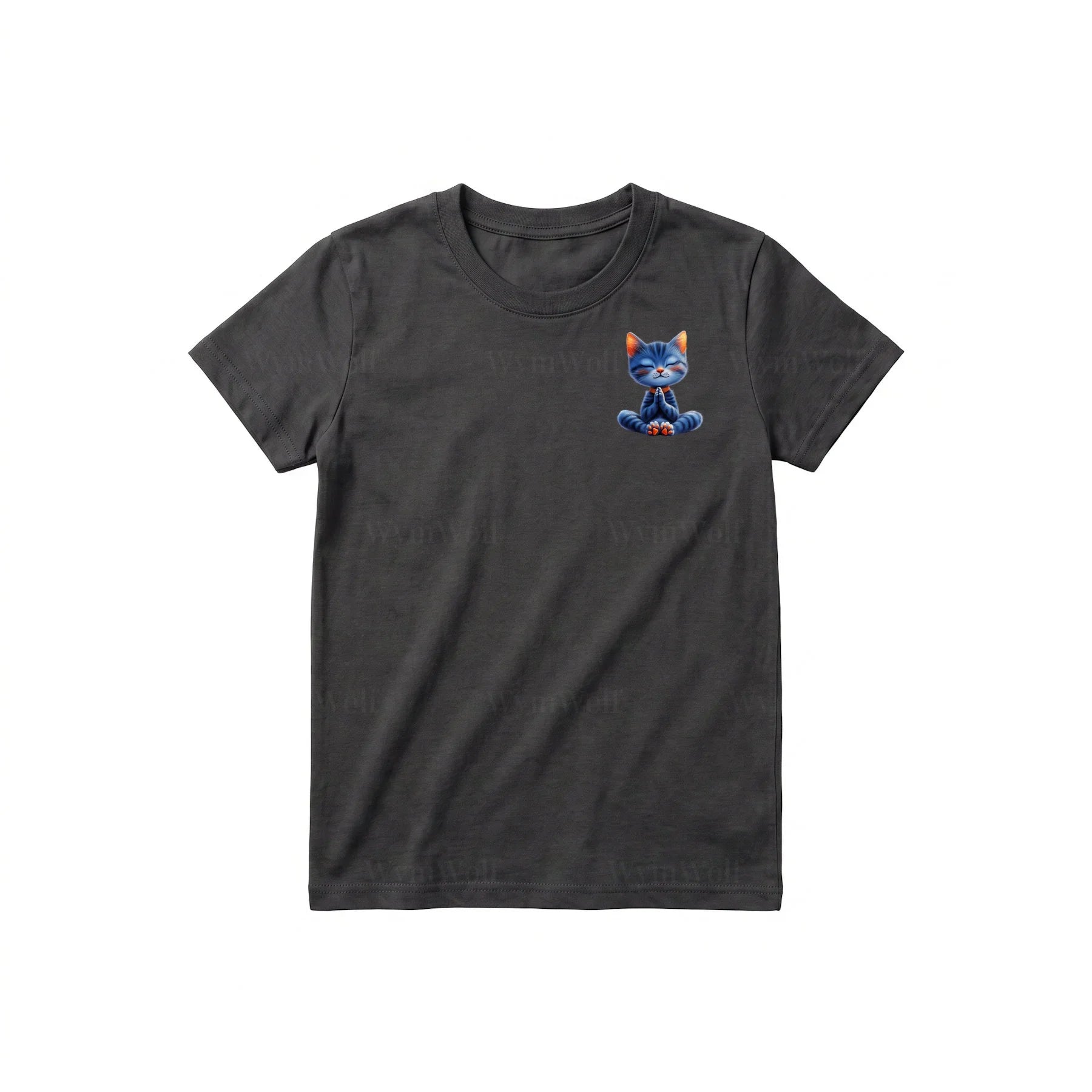 T-shirt Cat graphic 0040 - Dark Gray