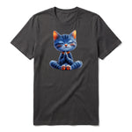 T-shirt Cat graphic 0040 - Dark Gray