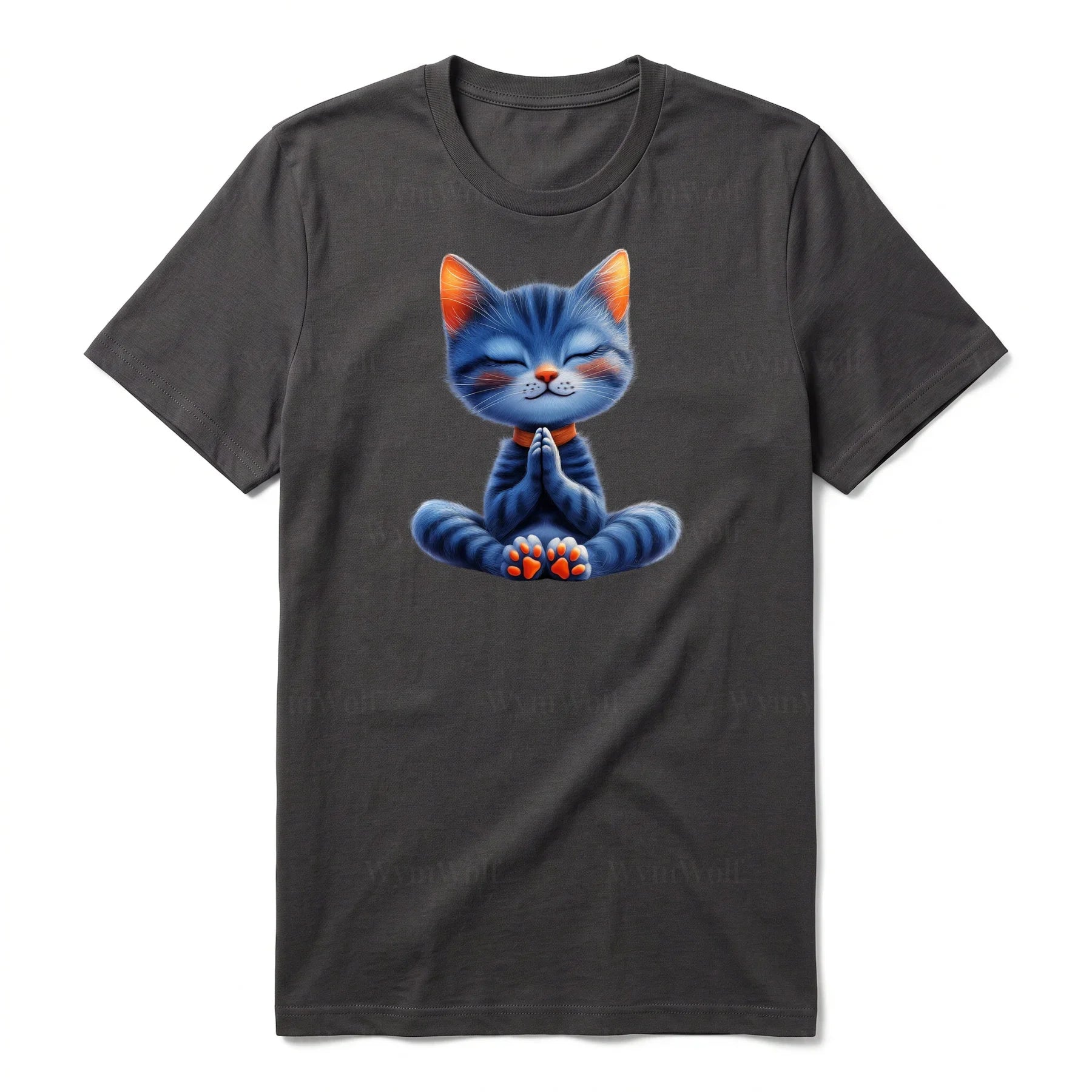 T-shirt Cat graphic 0040 - Dark Gray