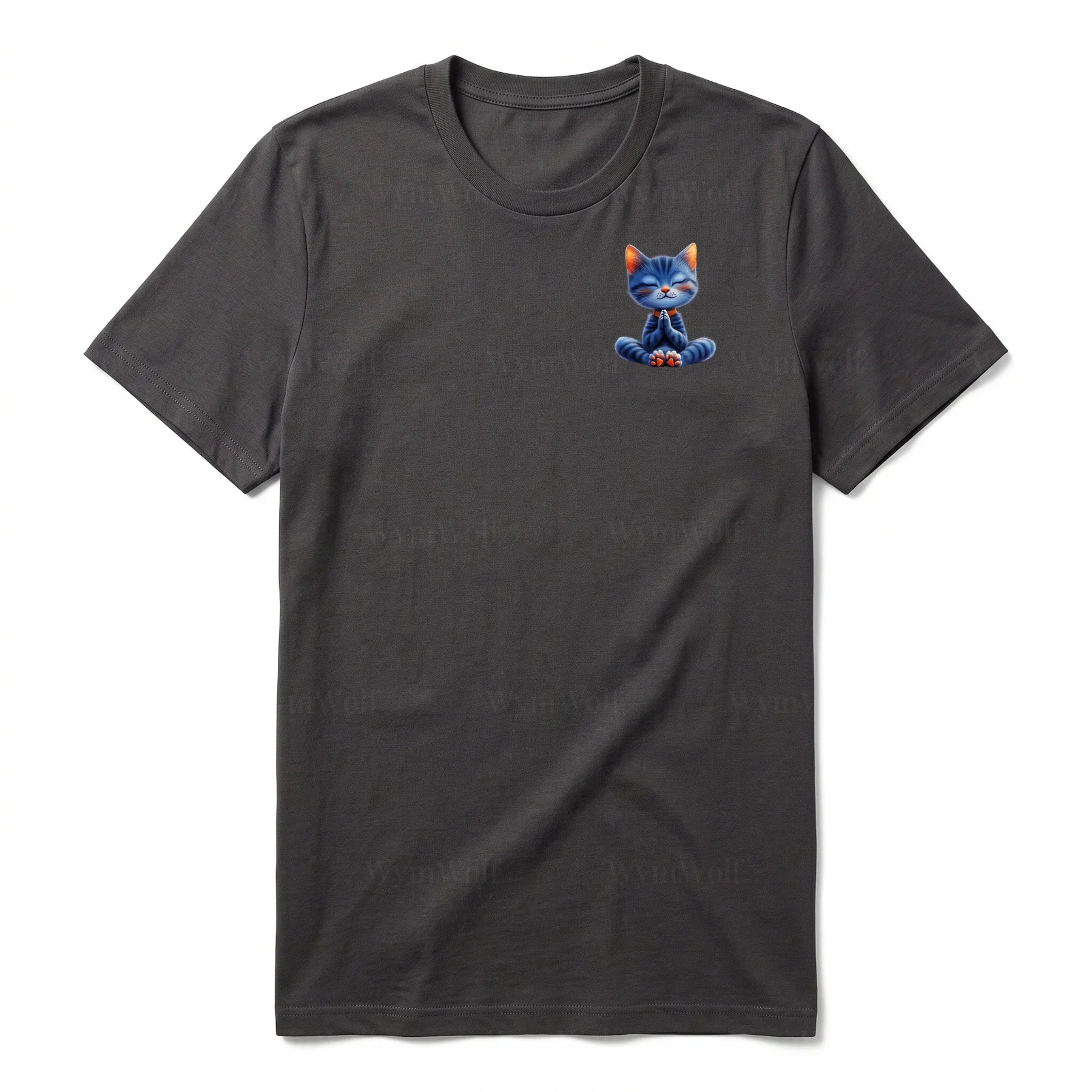 T-shirt Cat graphic 0040 - Dark Gray