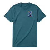 T-shirt Cat graphic 0040 - Deep Teal