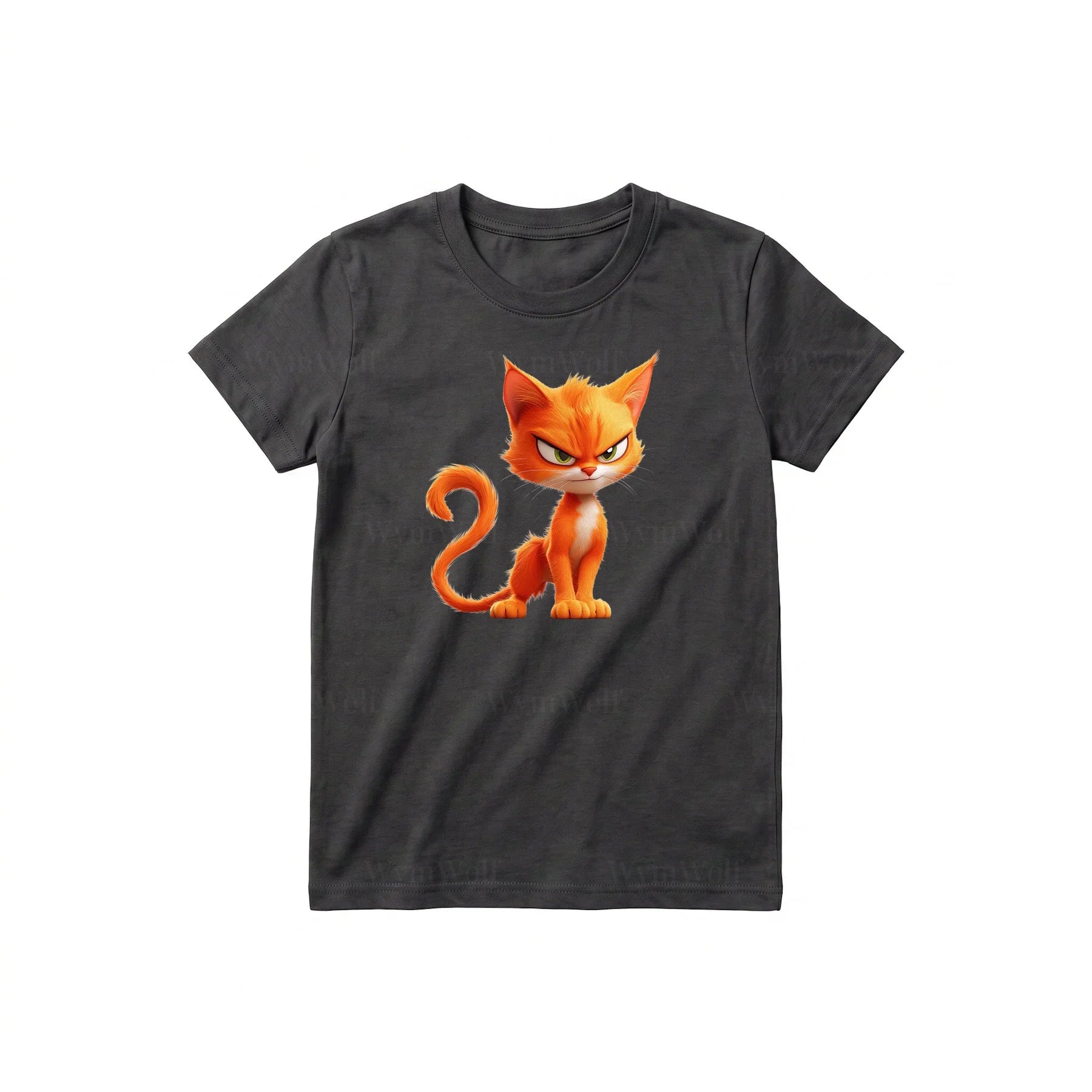 T-shirt Cat graphic 0041 - Dark Gray