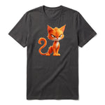 T-shirt Cat graphic 0041 - Dark Gray