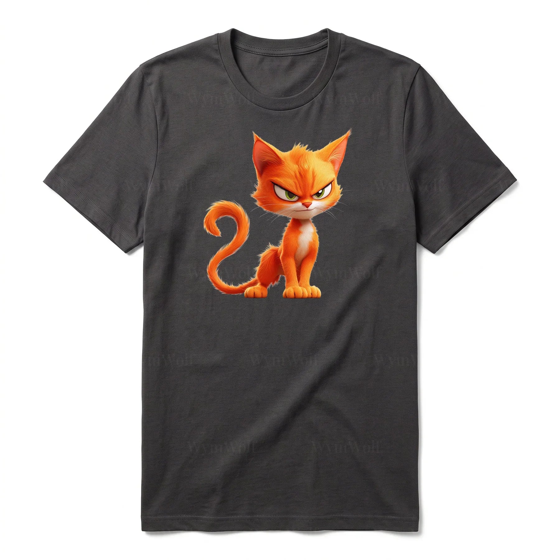 T-shirt Cat graphic 0041 - Dark Gray