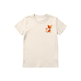 T-shirt Cat graphic 0041 - Natural