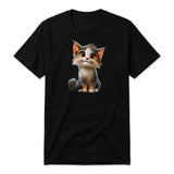 T-shirt Cat graphic 0042