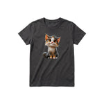 T-shirt Cat graphic 0042 - Dark Gray