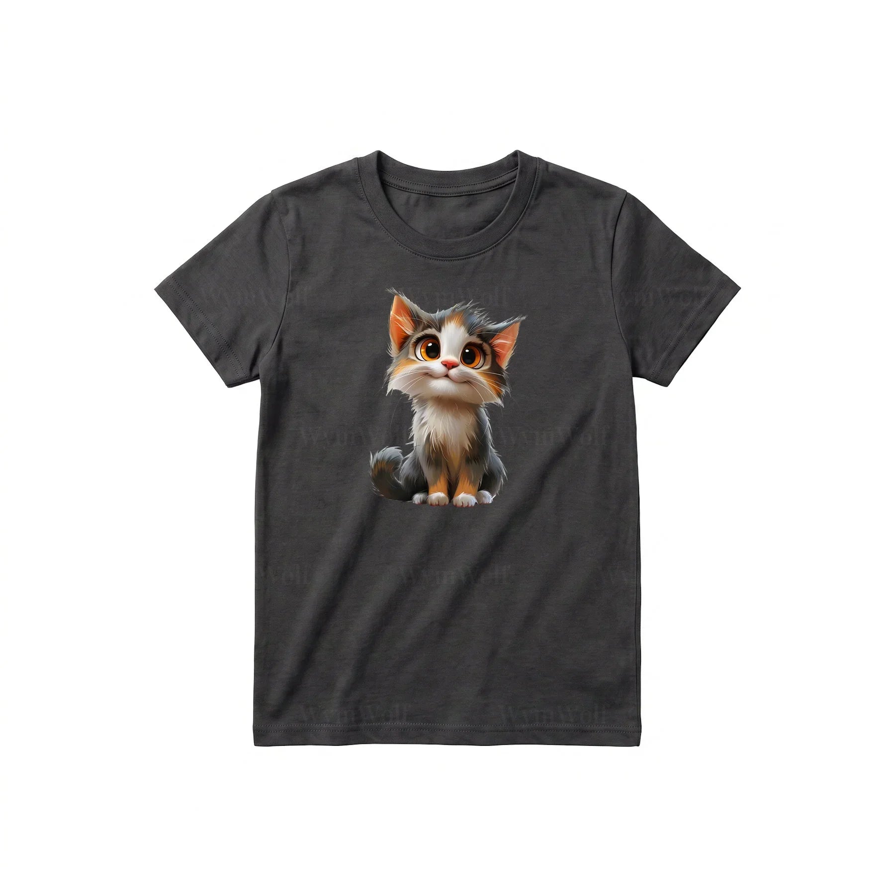 T-shirt Cat graphic 0042 - Dark Gray