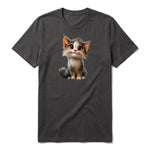 T-shirt Cat graphic 0042 - Dark Gray
