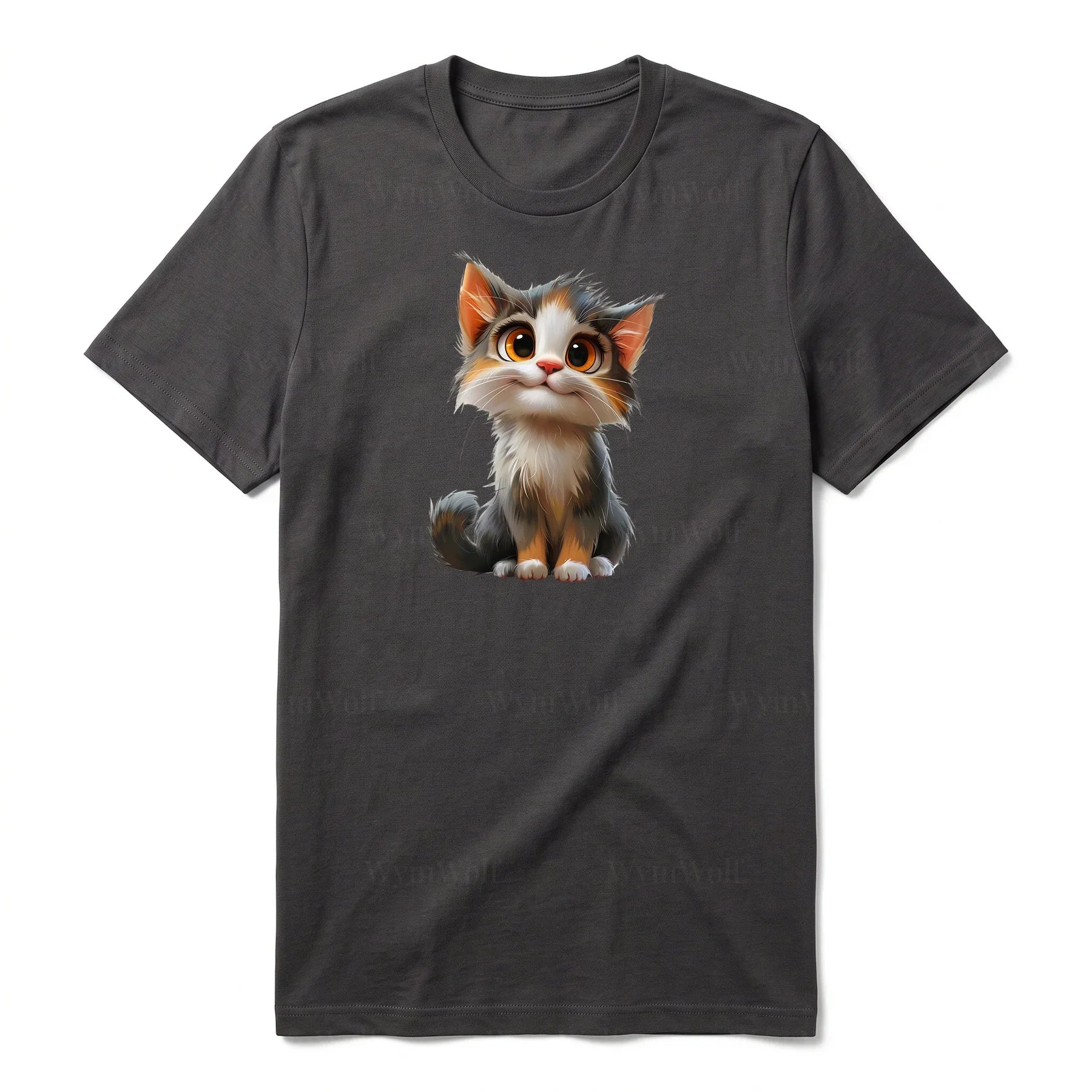 T-shirt Cat graphic 0042 - Dark Gray