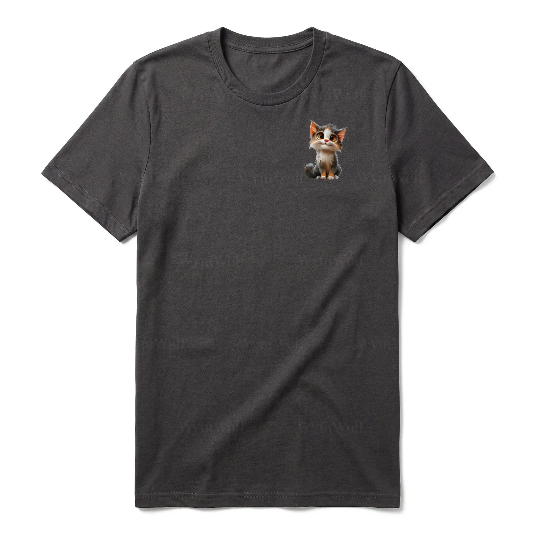 T-shirt Cat graphic 0042 - Dark Gray