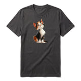 T-shirt Cat graphic 0044 - Dark Gray