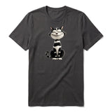 T-shirt Cat graphic 0045 - Dark Gray