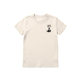 T-shirt Cat graphic 0045 - Natural