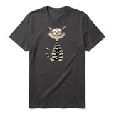 T-shirt Cat graphic 0046 - Dark Gray