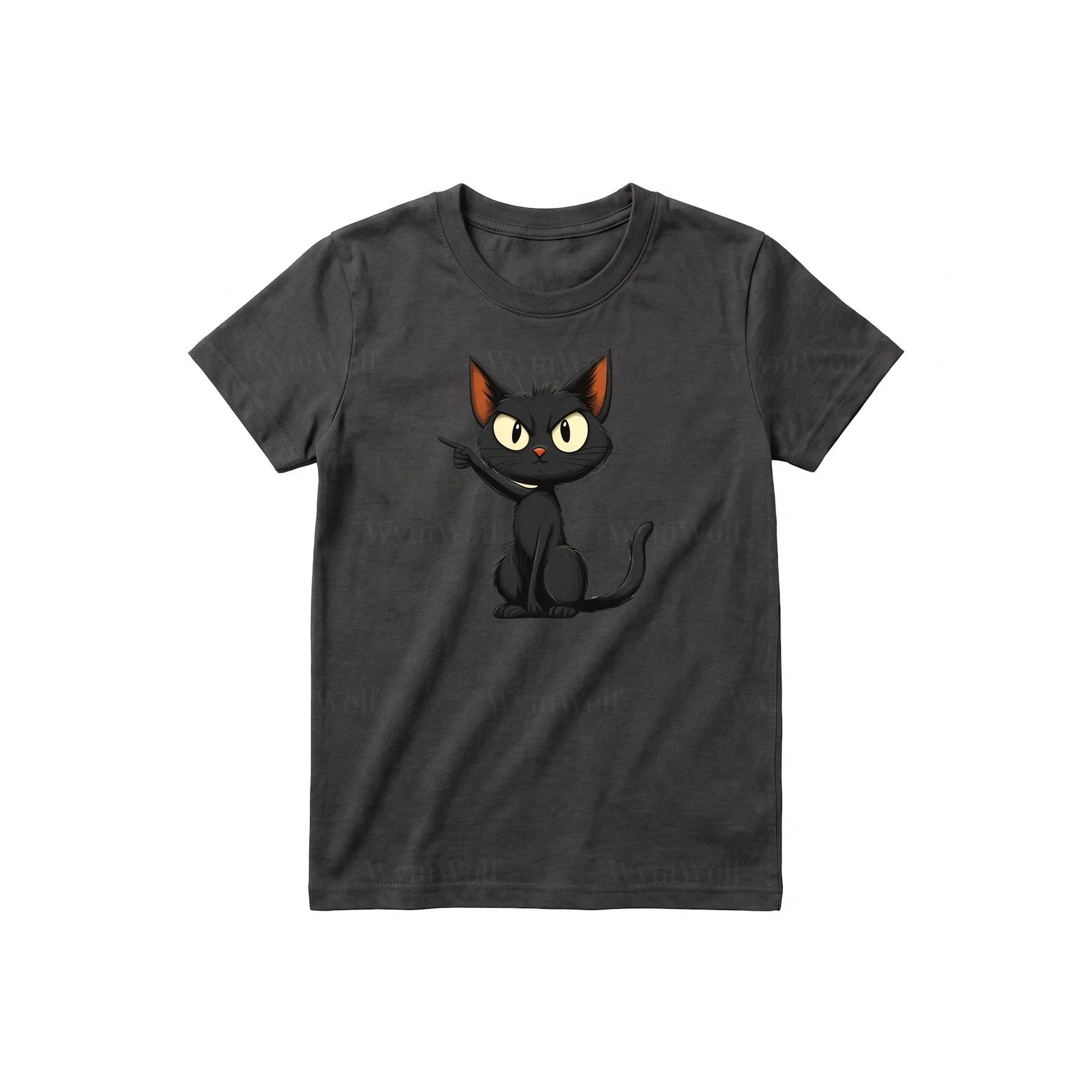 T-shirt Cat graphic 0047 - Dark Gray