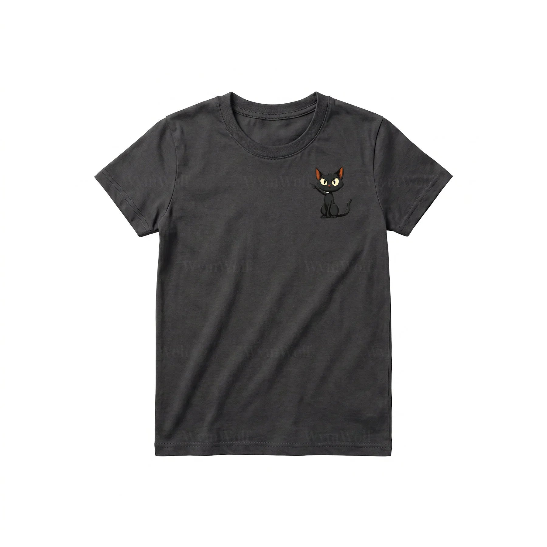T-shirt Cat graphic 0047 - Dark Gray
