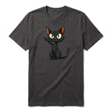 T-shirt Cat graphic 0047 - Dark Gray