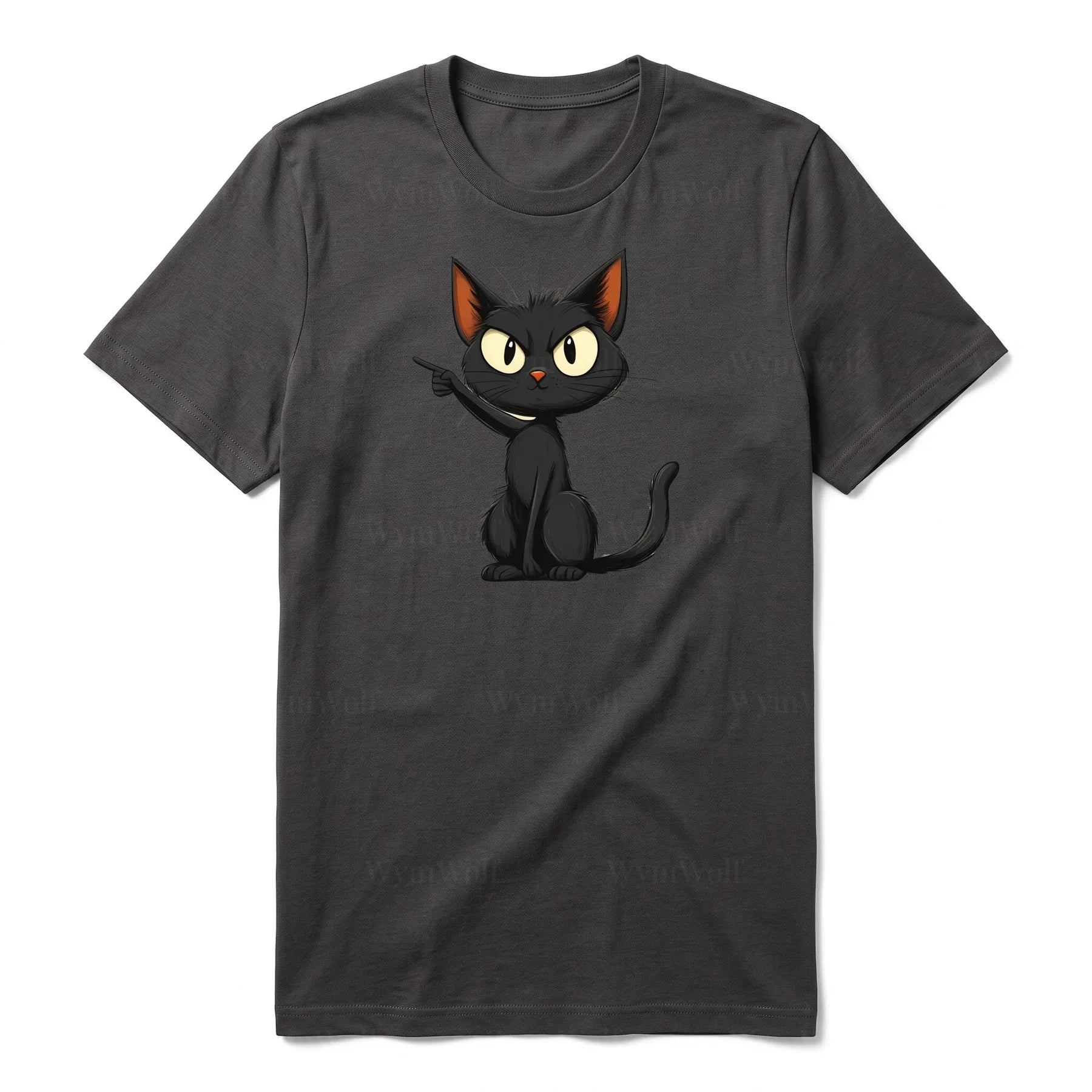 T-shirt Cat graphic 0047 - Dark Gray