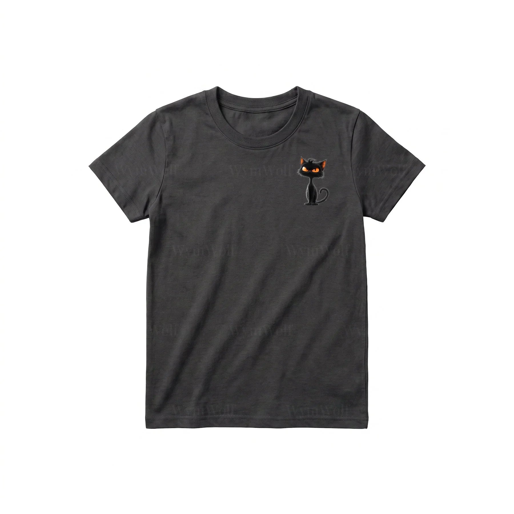 T-shirt Cat graphic 0048 - Dark Gray