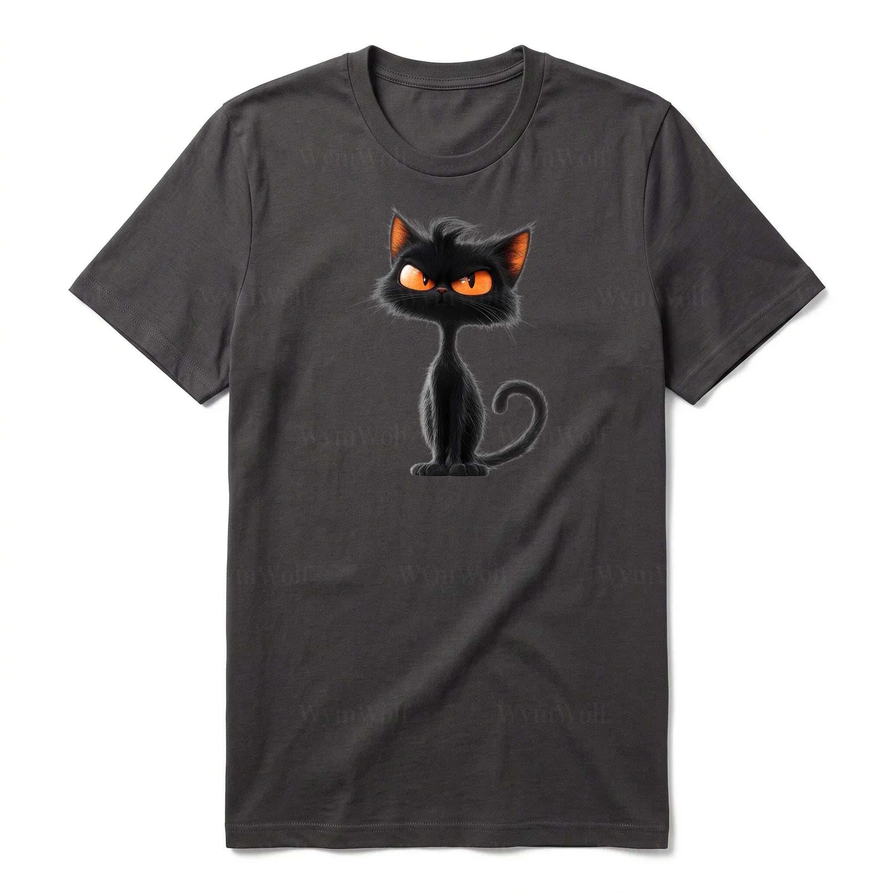T-shirt Cat graphic 0048 - Dark Gray