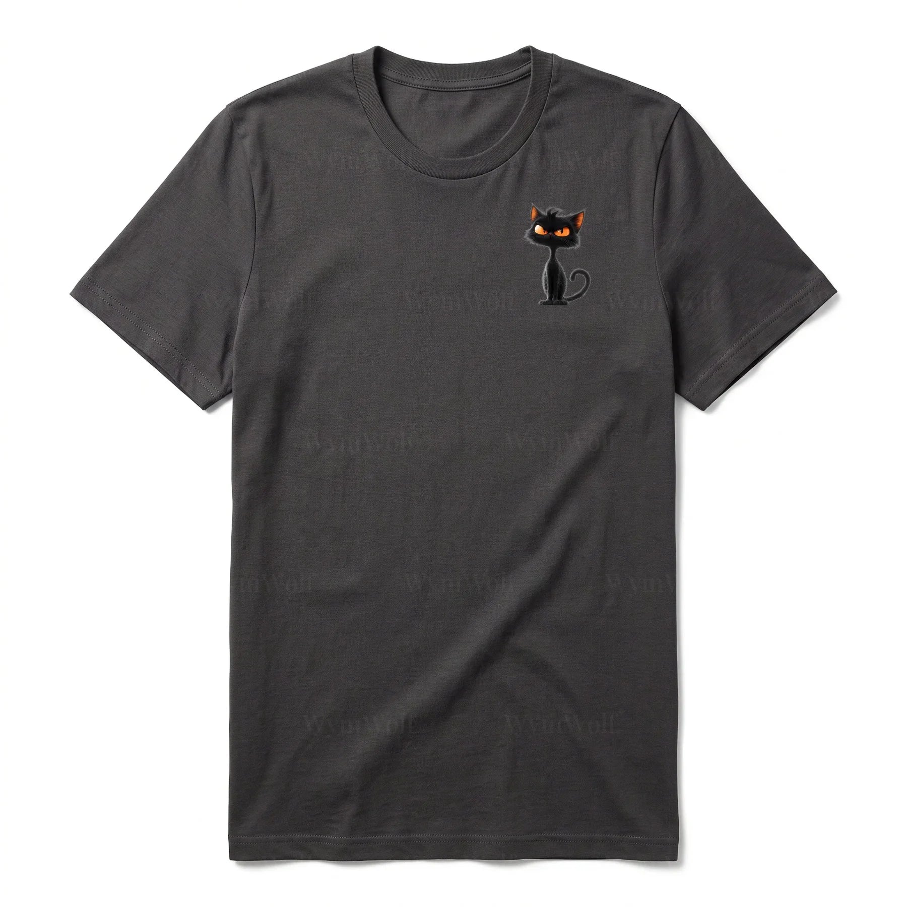 T-shirt Cat graphic 0048 - Dark Gray