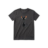 T-shirt Cat graphic 0049 - Dark Gray