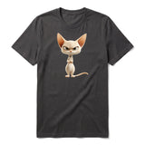 T-shirt Cat graphic 0051 - Dark Gray